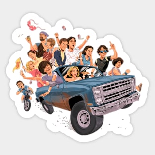 wet hot american summer Sticker